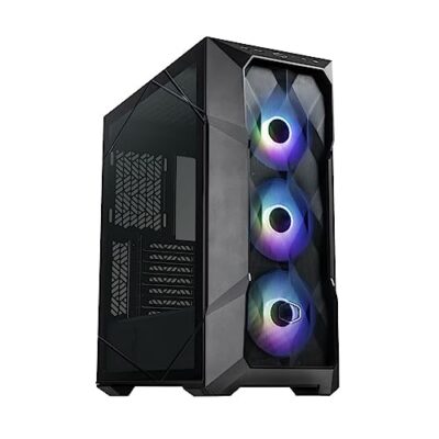 Cooler Master MasterBox TD500 Mesh V2 - Case per PC mid-tower E-ATX mesh tassellato, 3 ventole ARGB 120mm, USB Type-C 10 Gbps - Nero - immagine 2