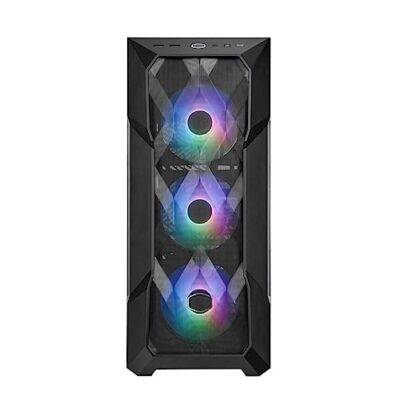 Cooler Master MasterBox TD500 Mesh V2 - Case per PC mid-tower E-ATX mesh tassellato, 3 ventole ARGB 120mm, USB Type-C 10 Gbps - Nero - immagine 4