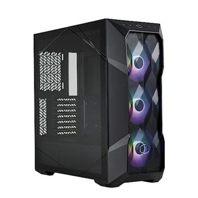Cooler Master MasterBox TD500 Mesh V2 - Case per PC mid-tower E-ATX mesh tassellato, 3 ventole ARGB 120mm, USB Type-C 10 Gbps - Nero - immagine 5
