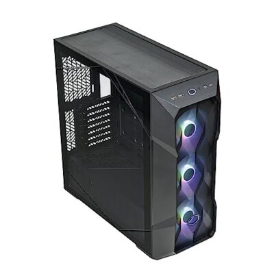 Cooler Master MasterBox TD500 Mesh V2 - Case per PC mid-tower E-ATX mesh tassellato, 3 ventole ARGB 120mm, USB Type-C 10 Gbps - Nero - immagine 7