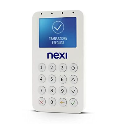 Nexi Mobile Pos - Pos Portatile Contactless, Lettore Elettronico Portatile per Pagamenti con Bancomat, Carta di Credito, Prepagata, Apple Pay e Google Pay - Firma Digitale con App Nexi Mobile, BP-55 - immagine 6