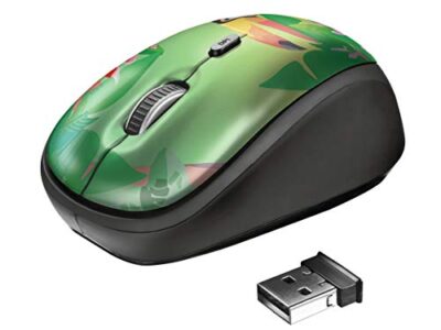 VulTech MOU-10 Mouse USB Con Cavo – DPI Regolabile 1000-2000, 4 Pulsanti, Ergonomico Per Destri E Mancini, Plug & Play