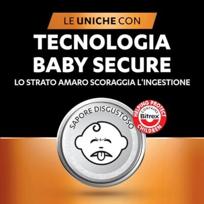 Duracell Batterie a moneta al litio 2016 da 3V (confezione da 2) - Lunga durata garantita - Tecnologia Baby Secure - Pila per chiavi auto, piccoli telecomandi smart, orologi fitness - immagine 5