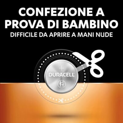 Duracell Batterie a moneta al litio 2016 da 3V (confezione da 2) - Lunga durata garantita - Tecnologia Baby Secure - Pila per chiavi auto, piccoli telecomandi smart, orologi fitness - immagine 6