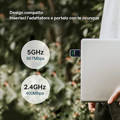 Tp-Link Archer T3U Adattatore Usb Scheda Di Rete, Wireless Dual-Band 1300 Mbps, ‎Porta Usb 3.0, Installazione Semplice, Wpa3, Windows 11/10/8.1/8/7, Mac OS 10.15 e versioni precedenti, Nero - immagine 5