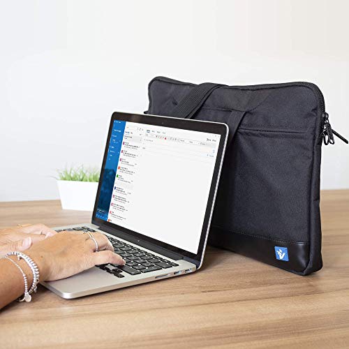 VulTech SC-1560 Borsa per Notebook 15.6”,Slim con Vano pc Imbottito, Maniglie e Tasca Esterna, Tracolla rimovibile e regolabile - immagine 5